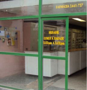 Pharmacy in Havana, Cuba