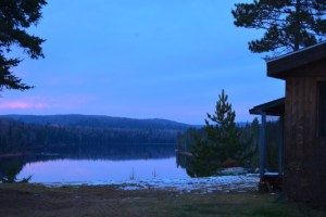 View from the lodge - Gatineau River