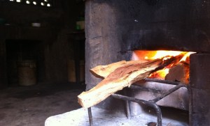 Wood cooking - El Caballito del Mar, Mérida, Ometepe Island, Nicaragua