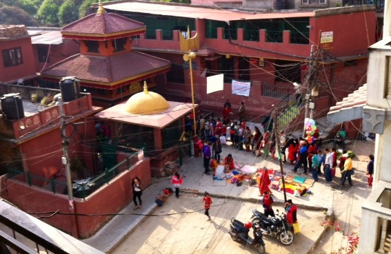 View on the Temple from Metro Eco Hotel Kathmandu