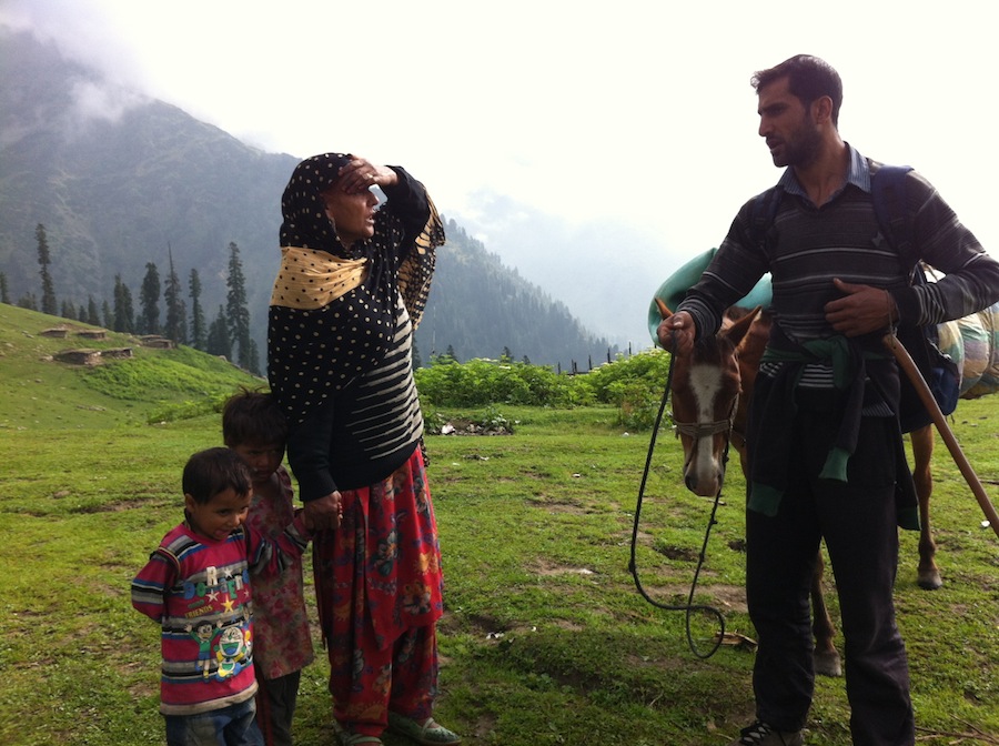 Trekking guide at Naranag - Kashmir